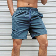  Men’s Casual Shorts - Lightweight Relaxed Fit - Elastic Waist with Drawstring - Above Knee-3