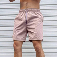 Men’s Casual Shorts - Lightweight Relaxed Fit - Elastic Waist with Drawstring - Above Knee-4