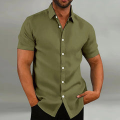JADEN | Short Sleeve Shirt with Collar-3