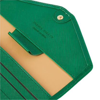 Alexia | Green Travel Wallet Pass Holder 3