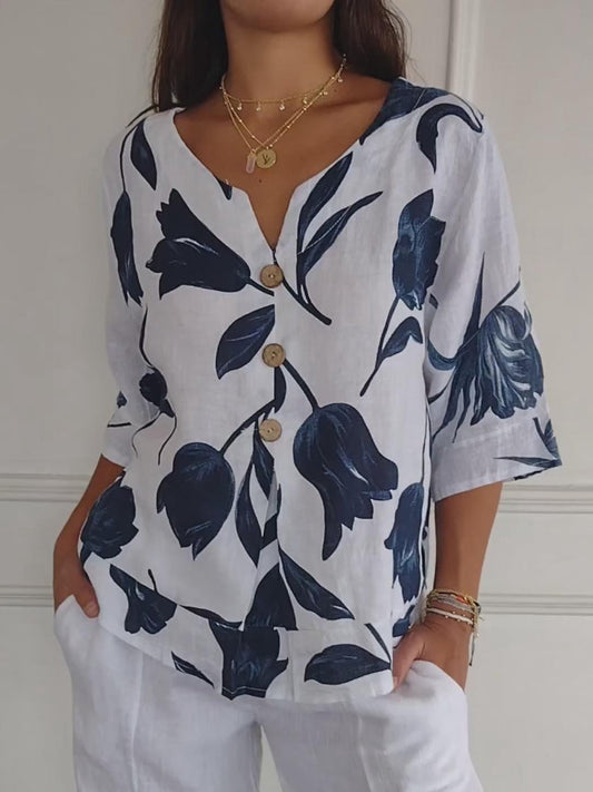  GWEN | Women's Casual V-Neck Top-1