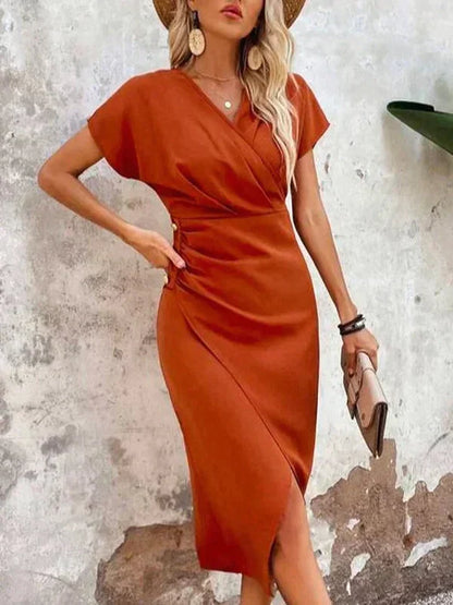  EMMA | Chic Party Dress with Stunning Front Slit-2