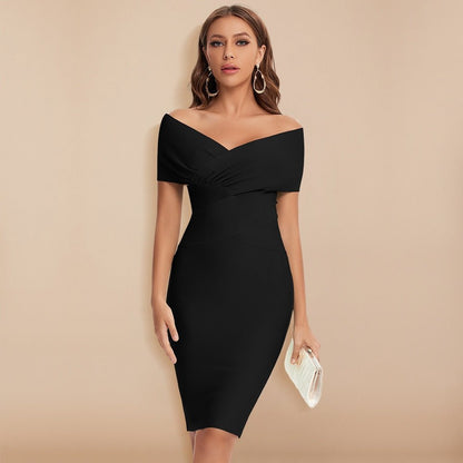  BELLAMY | Stylish, Figure-Hugging Cocktail Dress-1