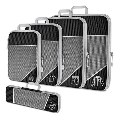 Ultra-Slim Compression Packing Cubes – Space-Saving Travel Organizers 2