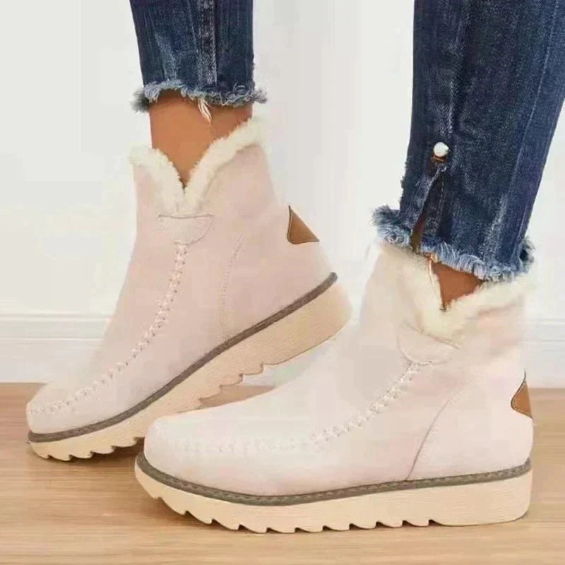 CALPE | Fluffy Warm Boots Women-3