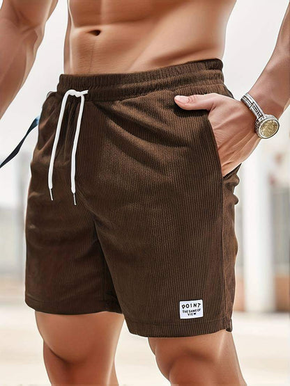  Men’s Casual Shorts - Elastic Waistband - Lightweight Breathable Fabric - Drawstring Fit-6