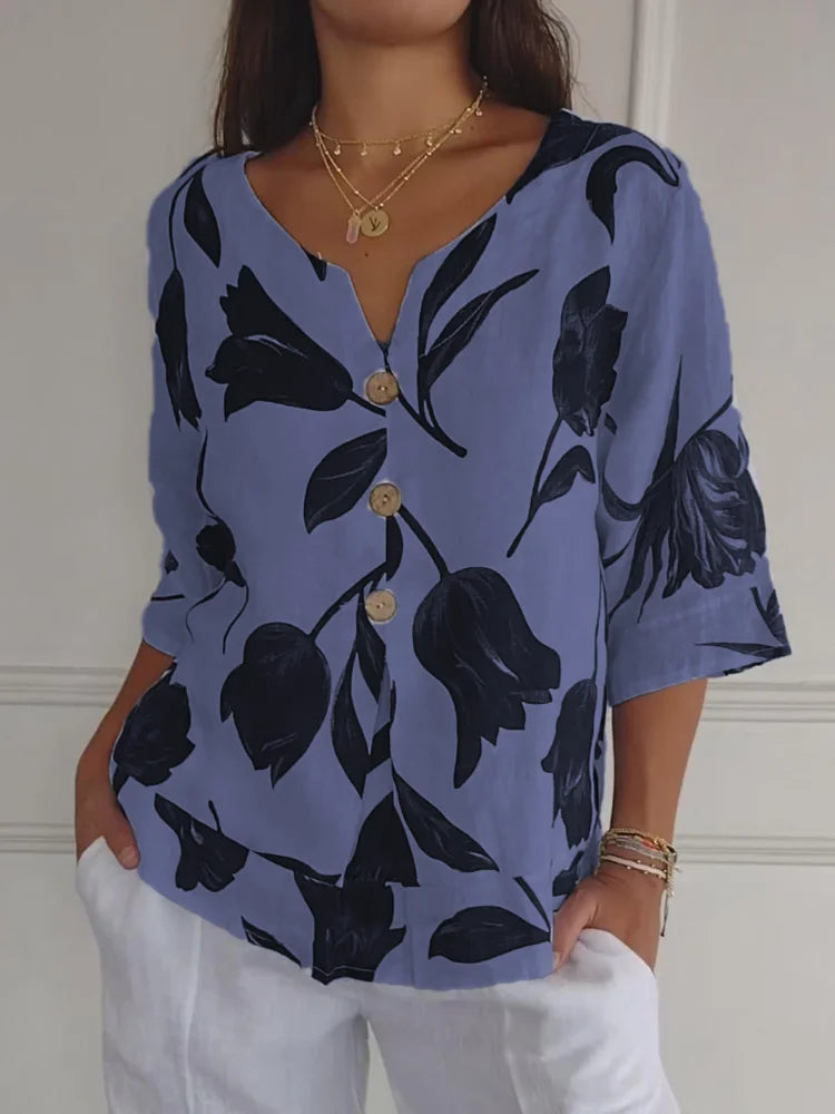  GWEN | Women's Casual V-Neck Top-3