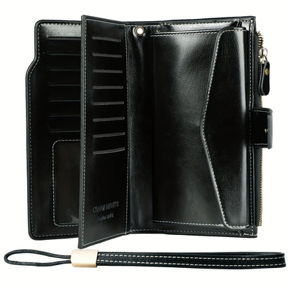 Dulce | RFID-Safe Travel Bag | Multi-Compartment Vintage Clutch 4