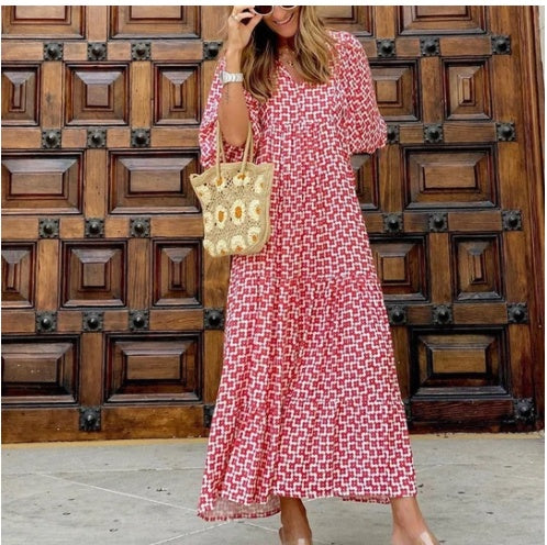 Lesley | Küstencharme Boho Maxikleid