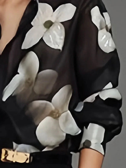  IVANNA | Stylish Elegant Long Sleeve Blouse-3