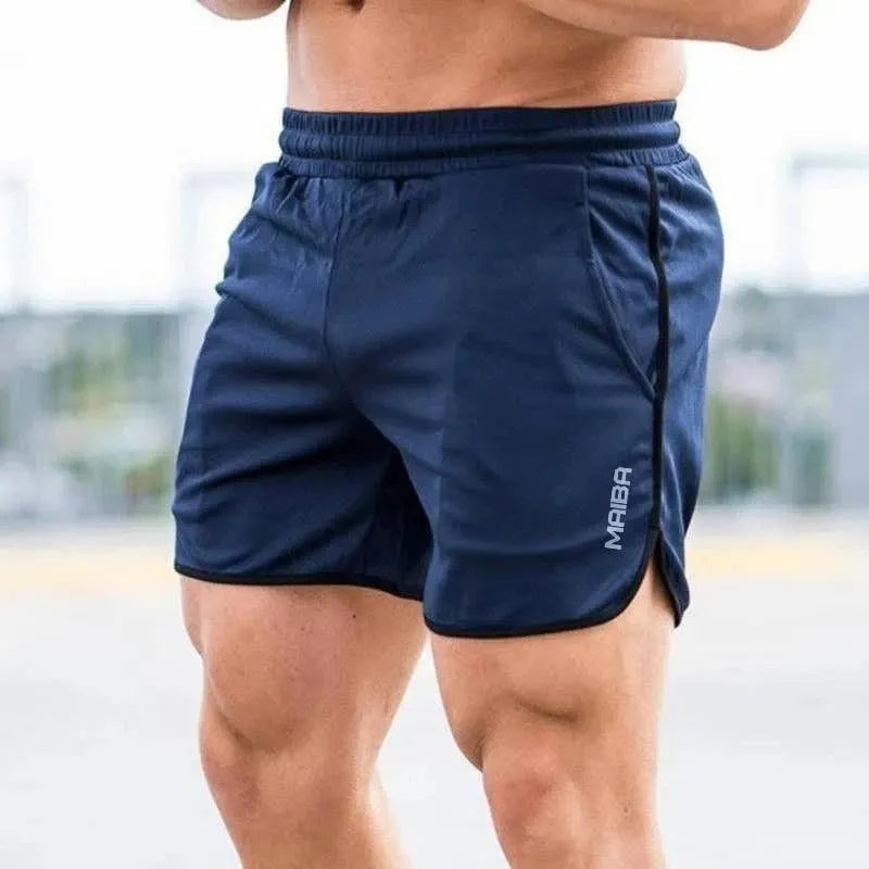  Men's Athletic Shorts - Lightweight Breathable - Elastic Waist - Side Pockets-6