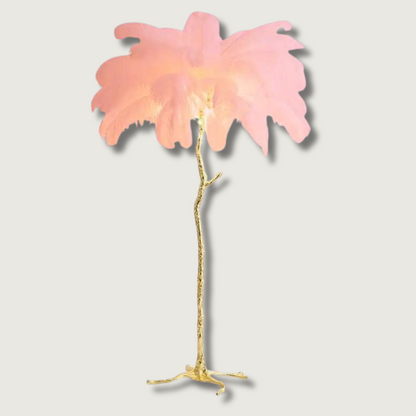 LuxeOstral - Nordic Ostrich Feather Floor Light-2