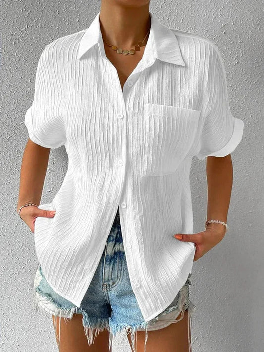  CHARLOTTE | Chic Short Sleeve Polo-1