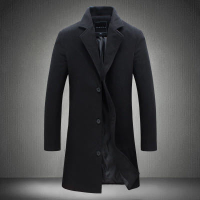 Felix | Timeless Single-Breasted Wool Coat with Elegant Collar-6