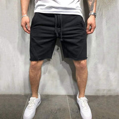  Men’s Casual Shorts - Soft Cotton Blend - Relaxed Fit - Knee-Length with Pockets-3