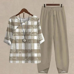 Eliza | Elegant Floral Two-Piece Set-3