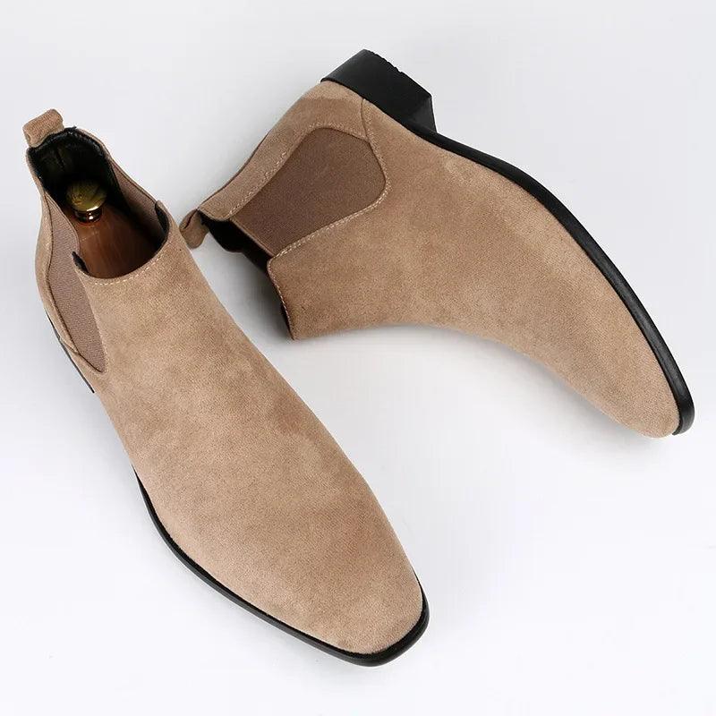 Men's Suede Chelsea Boots-1