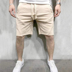  Men’s Casual Shorts - Soft Cotton Blend - Relaxed Fit - Knee-Length with Pockets-4