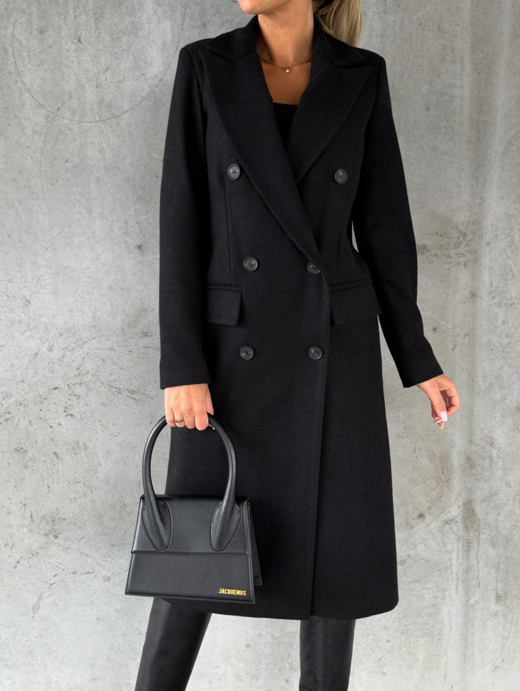 KATE | Woolen Coat Long Fit Women-2