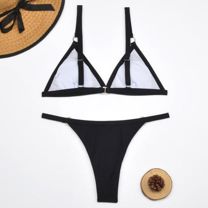 Bella | Chic Triangle Bikini Set for Summer Fun-6