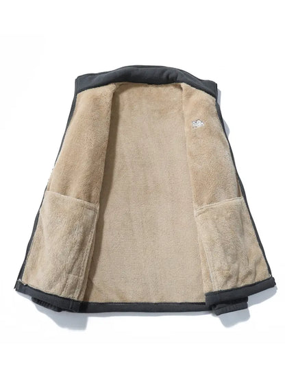 DENZIL | Fleece Lined Warm Cardigan-6