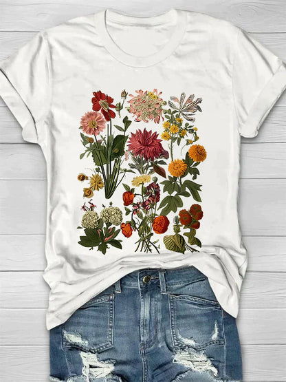  LUELLA | Retro Floral Print T-Shirt-5