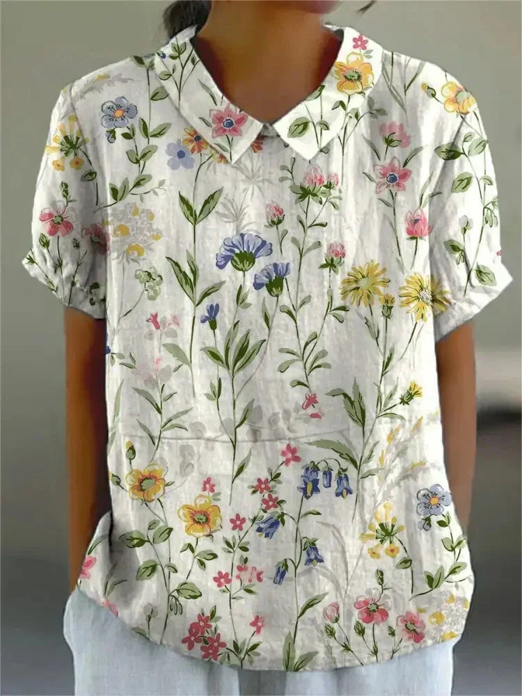 Variant image for White with Flowers