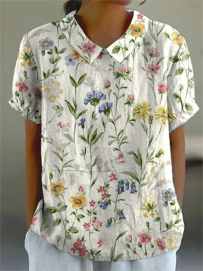 Variant image for White with Flowers
