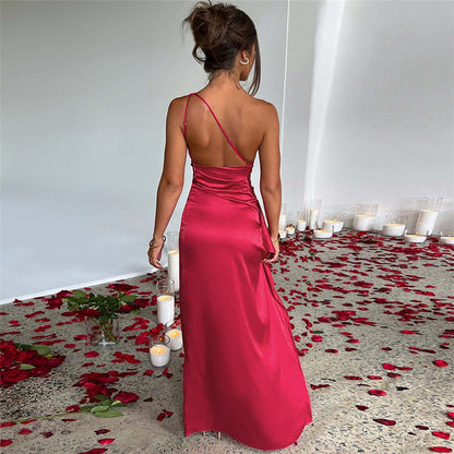  ABIGAIL | One-Shoulder Maxi Dress-5