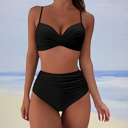 MICA | Stylish High Waist Bikini for Flattering Comfort-5