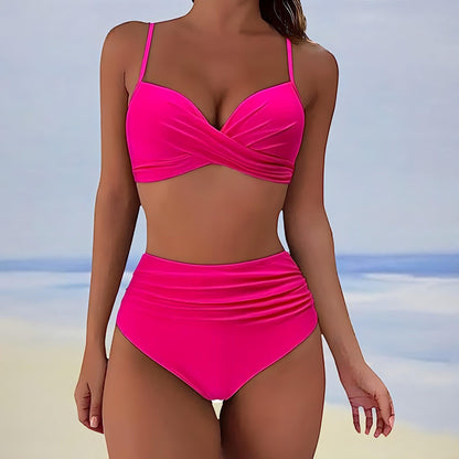 MICA | Stylish High Waist Bikini for Flattering Comfort-6