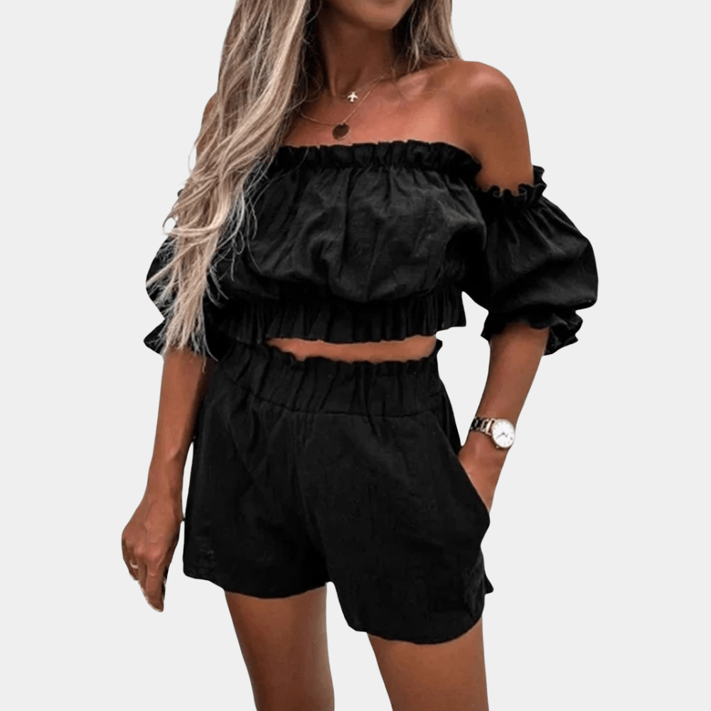 HILDA | Off-Shoulder Set-1