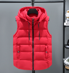 Glenn | Ultra-Warm Hooded Puffer Vest-2