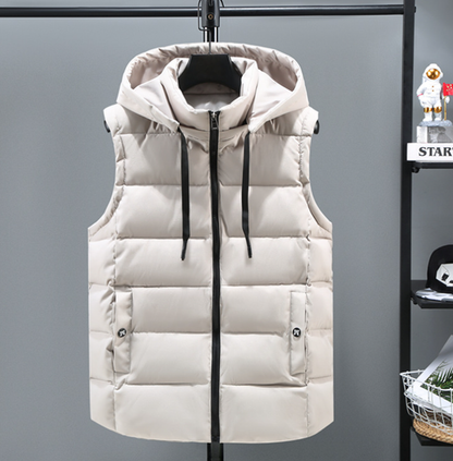 Glenn | Ultra-Warm Hooded Puffer Vest-5