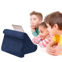 Adjustable tablet handler with soft fabric design for iPad and tablets - perfect for reading and filming