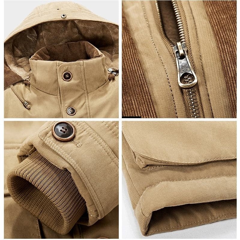 Daniel | Men's Winter Jacket with Hood-5