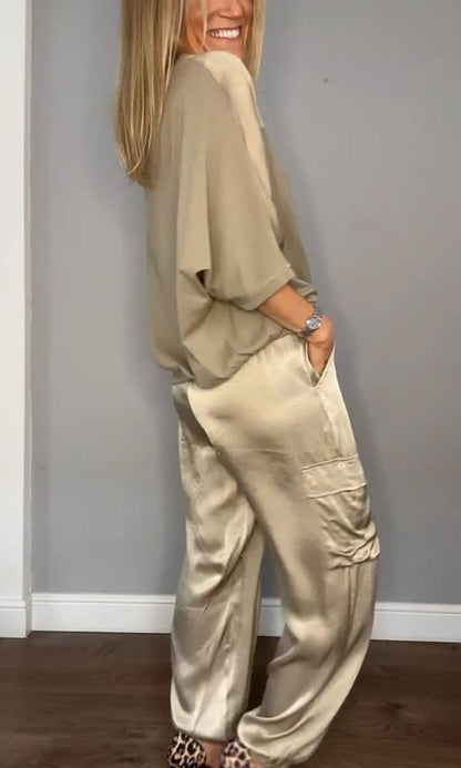MIA | Women Suit Two Piece Satin-4