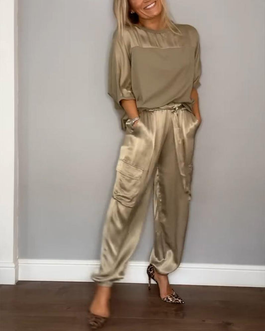 MIA | Women Suit Two Piece Satin-1