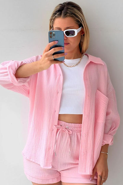 HAZEL | Top and Shorts Matching Set-3