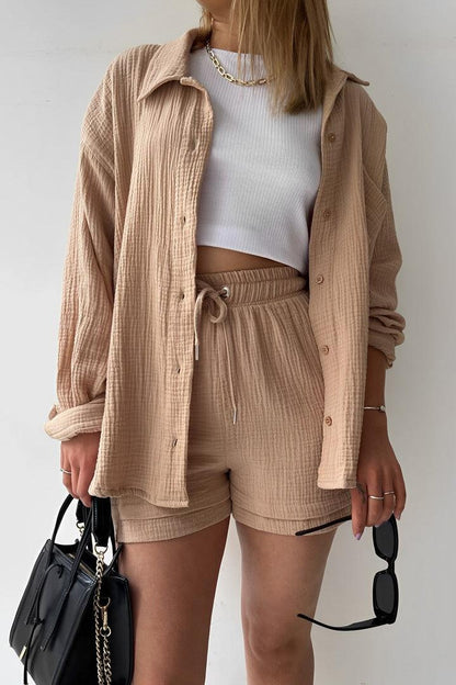 HAZEL | Top and Shorts Matching Set-2