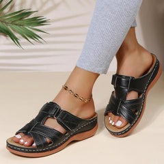 EVELYN | Non-slip Orthopedic Leather Sandals-3