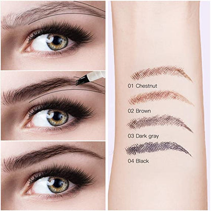 Precision Brow Pro - Waterproof Eyebrow Pencil with 4-Tip Applicator-3