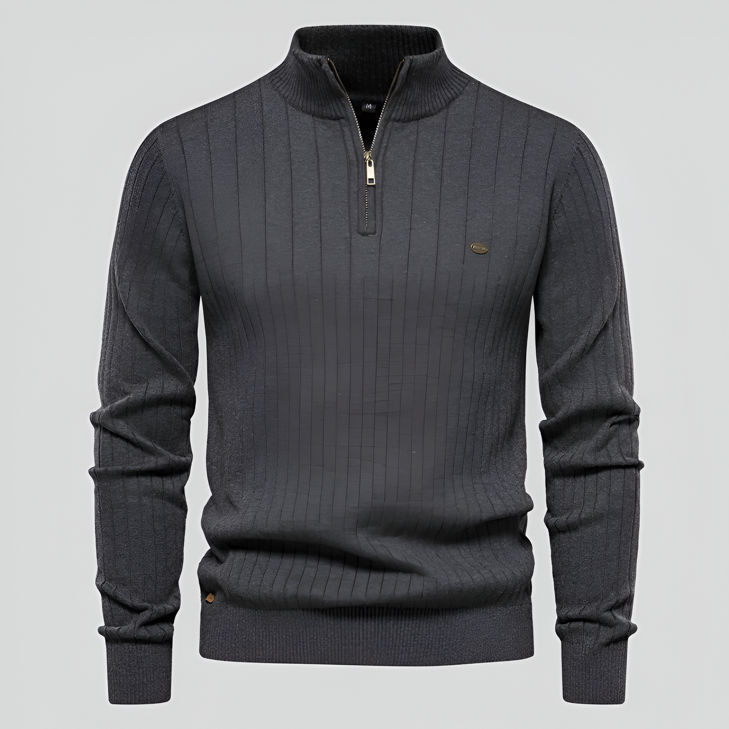 NIGEL | Premium Zip up Sweater Cotton-5