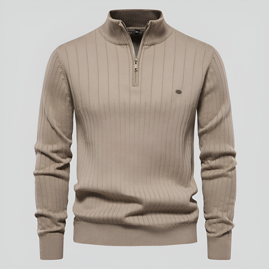 NIGEL | Premium Zip up Sweater Cotton-2