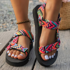 Luna | Women's Boho Style Beach Sandals-2