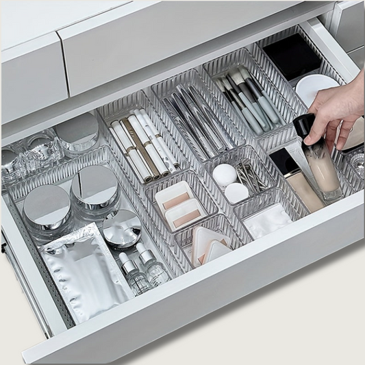 VanityBox – Elegant Makeup Organizer with Multiple Drawers-1