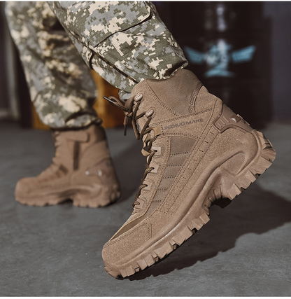 Men’s Tactical Boots – High-Top Ankle Support – Reinforced Toe – Rugged Grip Sole-3
