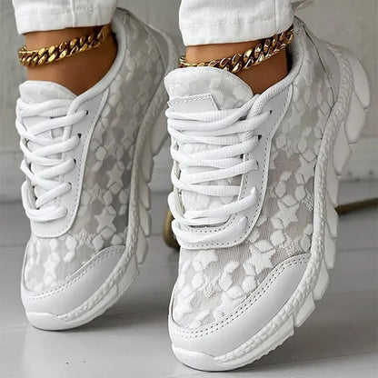 AMARA | Supersoft White Sneakers Women-4