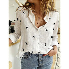  JENNIFER | Stylish and Casual Button-Down Blouse-4