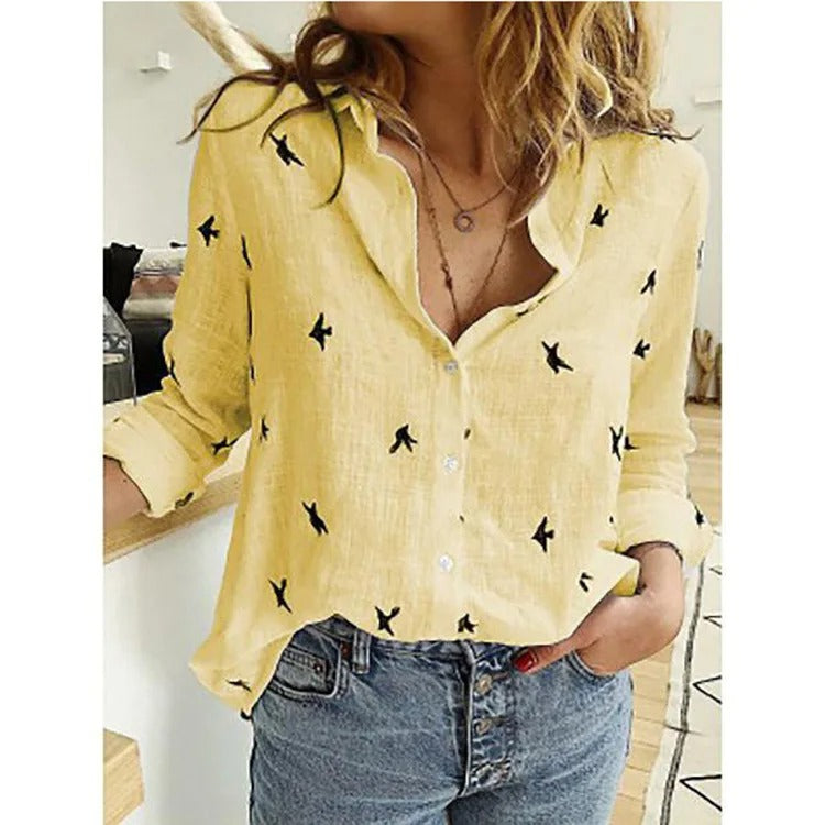  JENNIFER | Stylish and Casual Button-Down Blouse-5